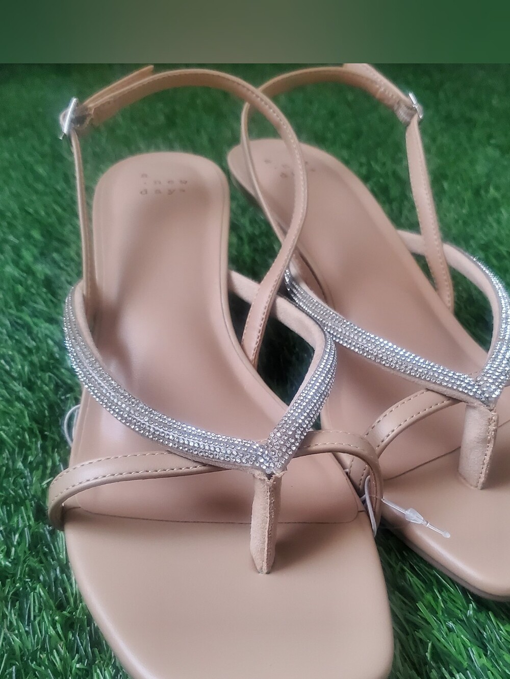 A.New Day Marin Rhinestone Dressy Sandals